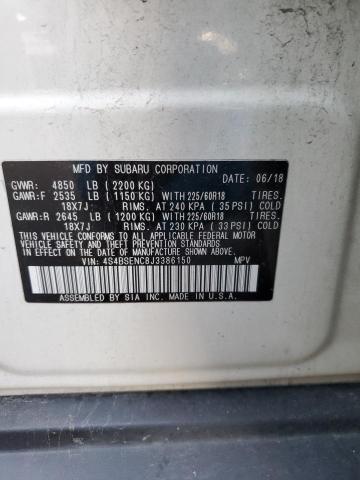 Photo 10 from auction – 2018 SUBARU OUTBACK 3. with VIN 4S4BSENC8J3386150
