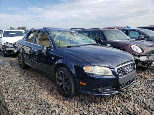 AUDI A4 2.0T QU 2008 with VIN WAUDF78E28A057375 - Photo from auction