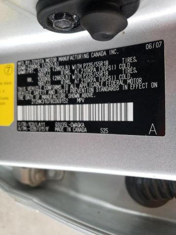 Photo 10 from auction – 2008 LEXUS RX 350 with VIN 2T2HK31U78C069152
