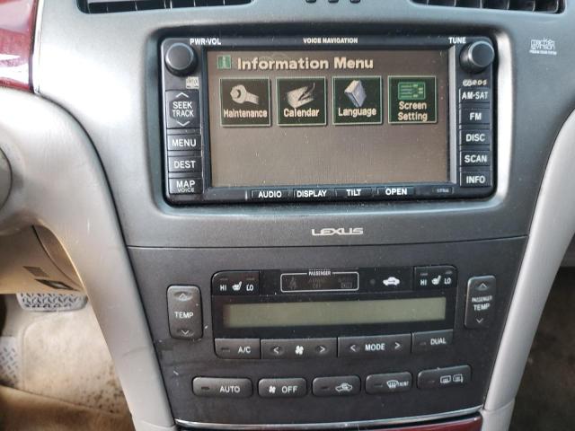 Photo 9 from auction – 2004 LEXUS ES 330 with VIN JTHBA30G245036803