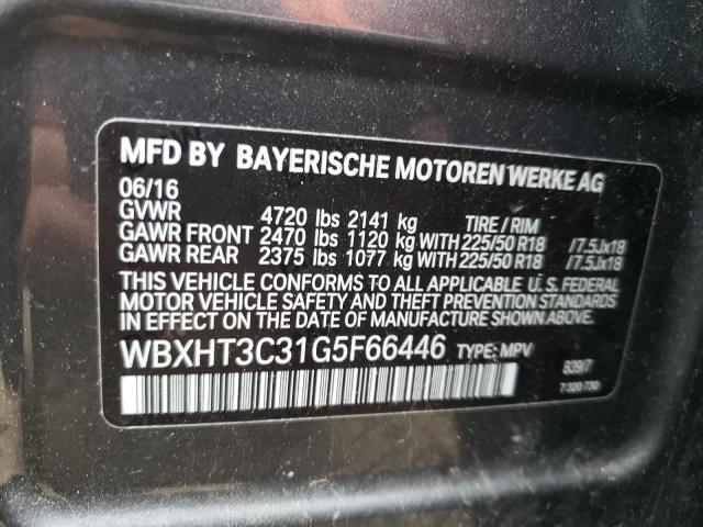 Photo 10 from auction – 2016 BMW X1 XDRIVE2 with VIN WBXHT3C31G5F66446