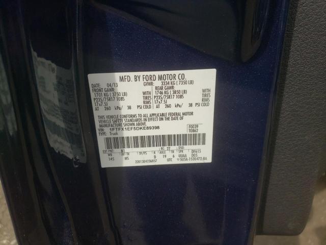 Photo 10 from auction – 2013 FORD F150 SUPER with VIN 1FTFX1EF5DKE89398