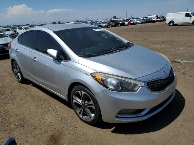 KIA FORTE EX 2014 with VIN KNAFX4A82E5105843 - Photo from auction
