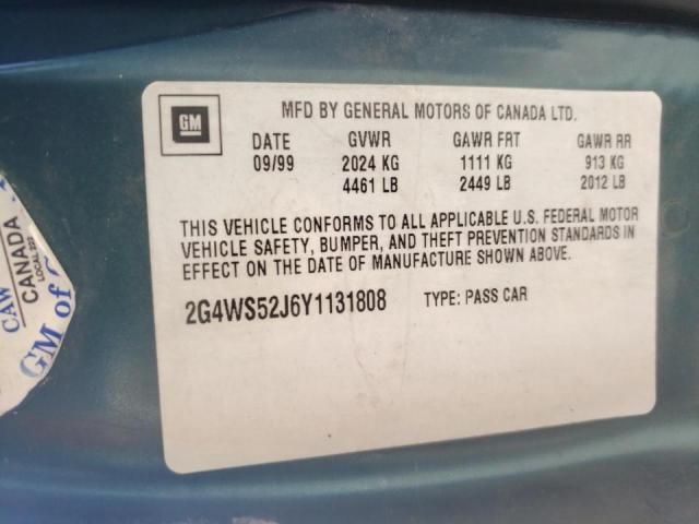 Photo 10 from auction – 2000 BUICK CENTURY CU with VIN 2G4WS52J6Y1131808