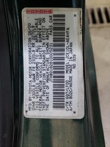 Photo 10 from auction – 2001 LEXUS IS 300 with VIN JTHBD182810005231