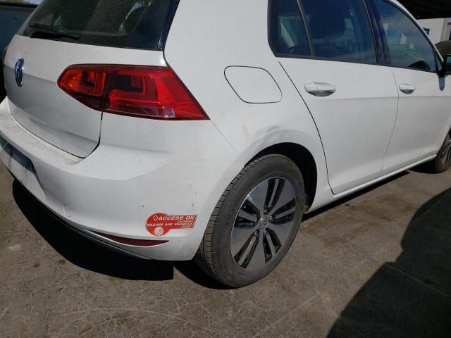 Photo 9 from auction – 2016 VOLKSWAGEN E-GOLF SE with VIN WVWKP7AU1GW915736