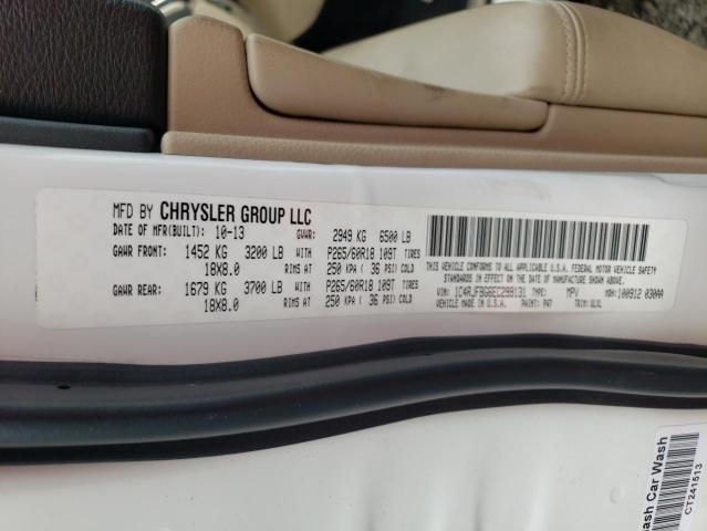 Photo 10 from auction – 2014 JEEP GRAND CHER with VIN 1C4RJFBG6EC299131