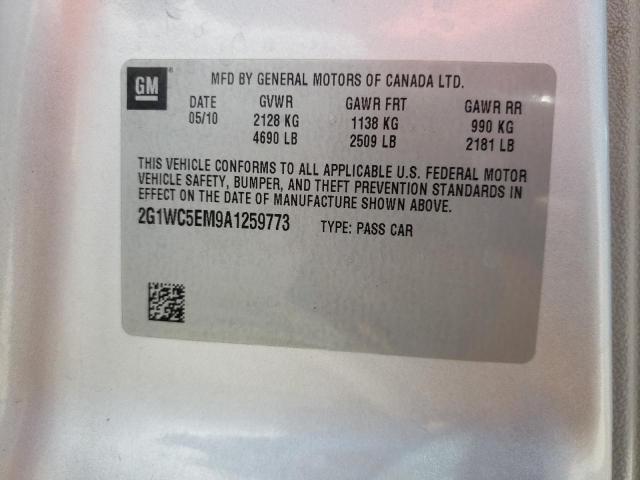 Photo 10 from auction – 2010 CHEVROLET IMPALA LTZ with VIN 2G1WC5EM9A1259773