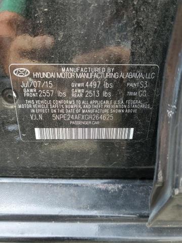 Photo 10 from auction – 2016 HYUNDAI SONATA SE with VIN 5NPE24AFXGH264625