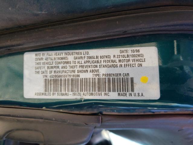 Photo 10 from auction – 1997 SUBARU LEGACY OUT with VIN 4S3BG6855V7618596