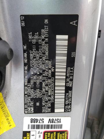 Photo 10 from auction – 2012 TOYOTA SIENNA LE with VIN 5TDKK3DC3CS267353