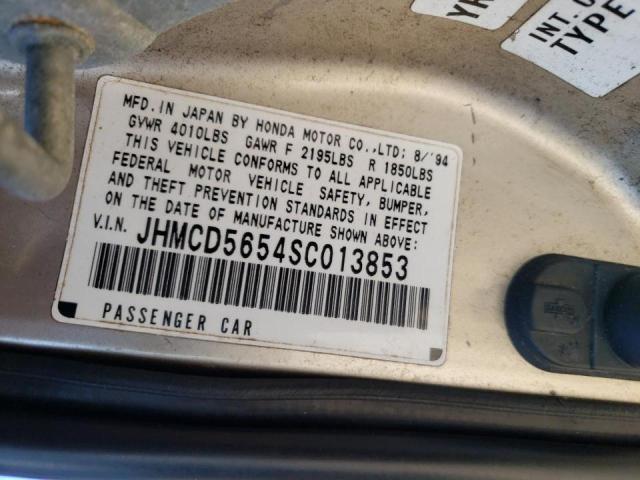Photo 10 from auction – 1995 HONDA ACCORD EX with VIN JHMCD5654SC013853