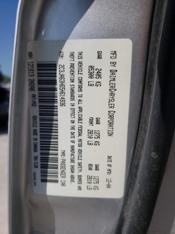 Photo 10 from auction – 2005 CHRYSLER 300C with VIN 2C3JA63H65H614936