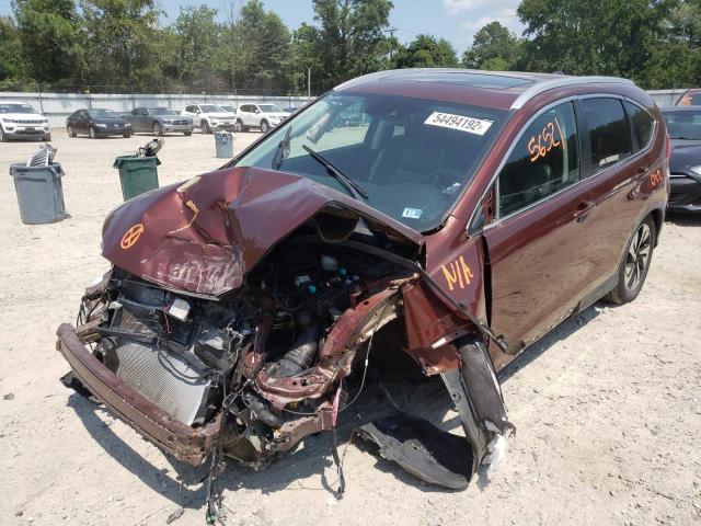 Photo 2 from auction – 2015 HONDA CR-V TOURI with VIN 5J6RM4H96FL033754