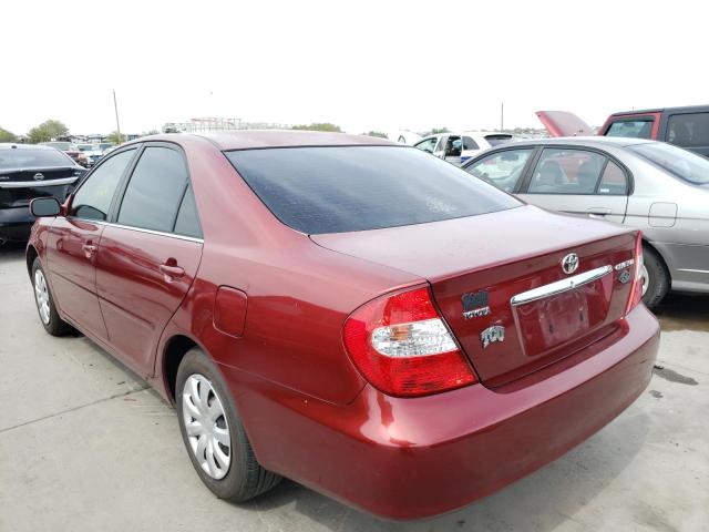 Photo 3 from auction – 2003 TOYOTA CAMRY LE with VIN JTDBE32K430166424