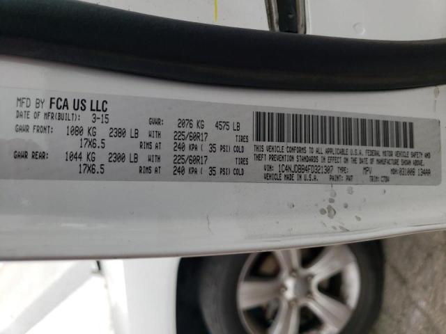 Photo 10 from auction – 2015 JEEP COMPASS SP with VIN 1C4NJDBB4FD321307