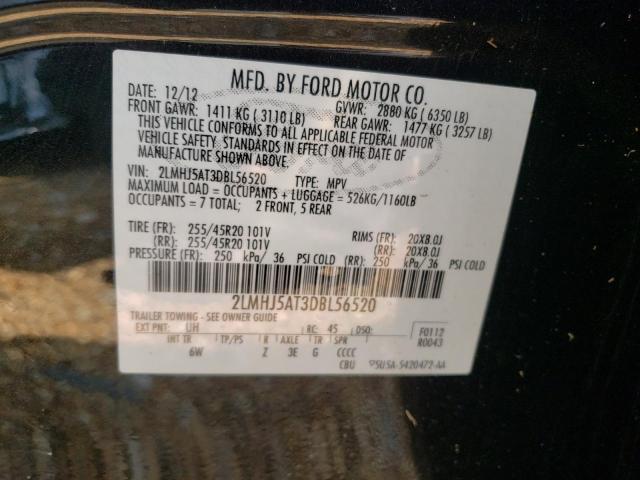 Photo 10 from auction – 2013 LINCOLN MKT with VIN 2LMHJ5AT3DBL56520