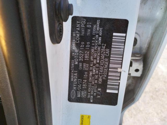 Photo 10 from auction – 2013 HYUNDAI ACCENT GLS with VIN KMHCT4AEXDU462842