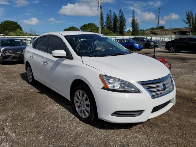 NISSAN SENTRA S 2015 with VIN 3N1AB7AP6FL657399 - Photo from auction