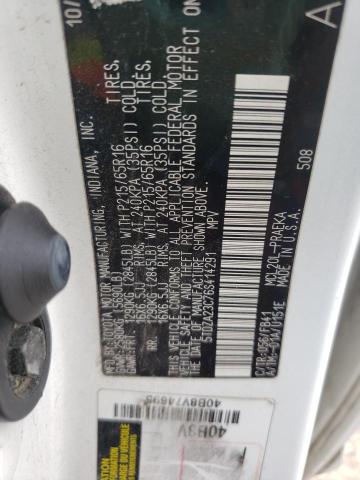 Photo 10 from auction – 2006 TOYOTA SIENNA CE with VIN 5TDZA23C76S414291