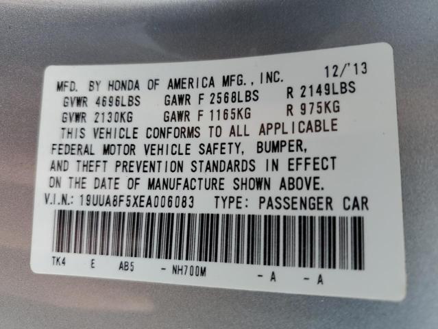 Zdjęcie 10 z aukcji – 2014 ACURA TL TECH z VIN 19UUA8F5XEA006083