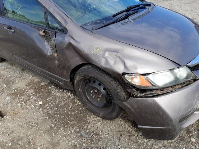 Photo 9 from auction – 2011 HONDA CIVIC LX with VIN 2HGFA1F54BH539902