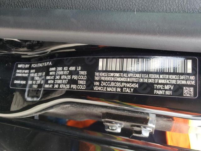 Photo 10 from auction – 2018 JEEP RENEGADE T with VIN ZACCJBCB5JPH45454