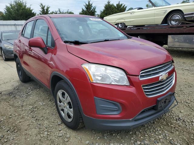 CHEVROLET TRAX LS 2015 with VIN KL7CJKSB0FB159390 - Photo from auction