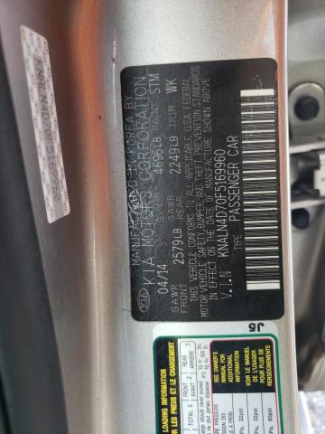 Photo 10 from auction – 2015 KIA CADENZA PR with VIN KNALN4D70F5169960