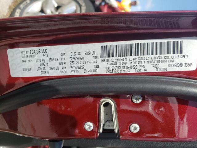 Foto 10 de la subasta – 2018 RAM 1500 SLT con VIN 3C6RR7LT8JG241028