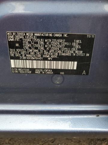 Photo 10 from auction – 2011 TOYOTA RAV4 with VIN 2T3BF4DV3BW164491