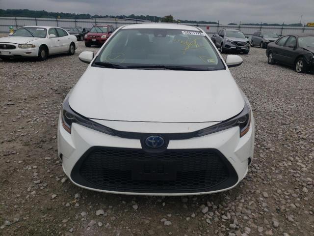 Photo 9 from auction – 2021 TOYOTA COROLLA LE with VIN JTDEAMDE9MJ025513