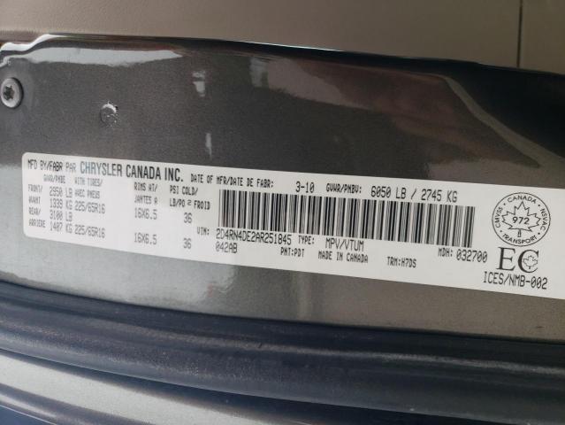 Photo 10 from auction – 2010 DODGE GRAND CARA with VIN 2D4RN4DE2AR251845