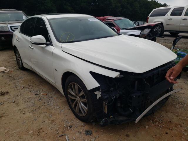 INFINITI Q50 BASE 2017 with VIN JN1CV7AP9HM641271 - Photo from auction