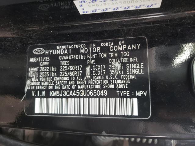 Photo 10 from auction – 2016 HYUNDAI TUCSON LIM with VIN KM8J3CA45GU065049