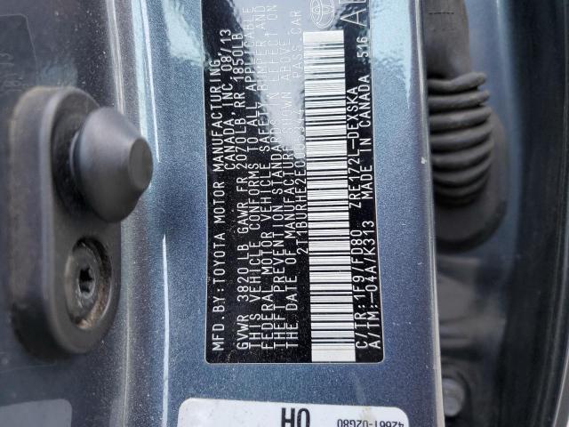 Photo 10 from auction – 2014 TOYOTA COROLLA L with VIN 2T1BURHE2EC005344