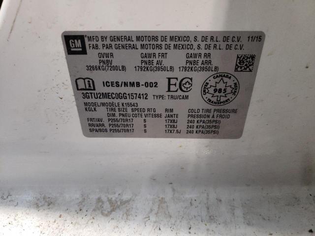 Photo 10 from auction – 2016 GMC SIERRA K15 with VIN 3GTU2MEC0GG157412