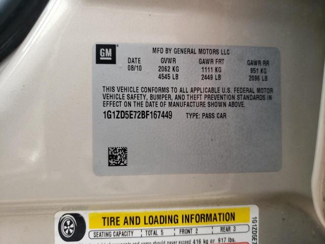 Photo 10 from auction – 2011 CHEVROLET MALIBU 2LT with VIN 1G1ZD5E72BF167449