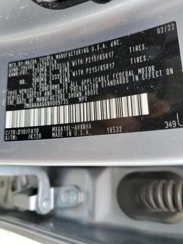Photo 10 from auction – 2022 TOYOTA COROLLA CR with VIN 7MUAAAAG6NV009735