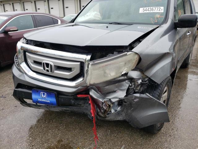 Photo 9 from auction – 2009 HONDA PILOT LX with VIN 5FNYF38209B010535