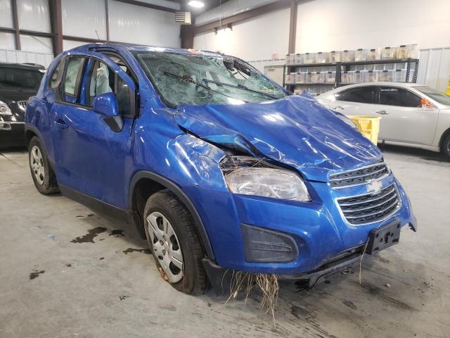 CHEVROLET TRAX LS 2015 with VIN KL7CJKSB1FB256386 - Photo from auction
