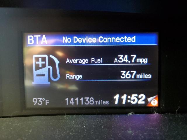 Photo 8 from auction – 2012 HONDA CIVIC EXL with VIN 19XFB2F96CE042920