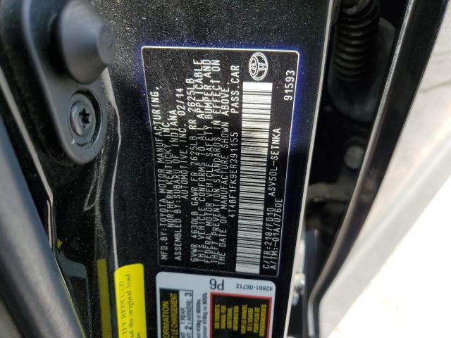 Photo 10 from auction – 2014 TOYOTA CAMRY L with VIN 4T4BF1FK9ER391155