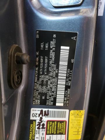 Photo 10 from auction – 2015 TOYOTA SIENNA XLE with VIN 5TDYK3DC3FS534652