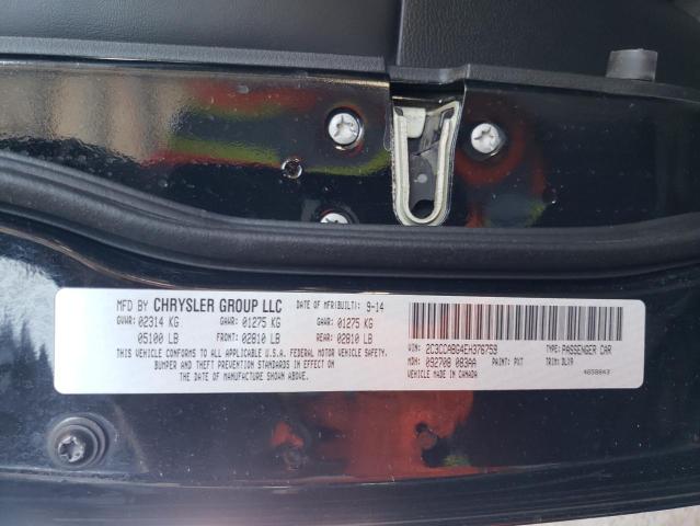 Photo 10 from auction – 2014 CHRYSLER 300 S with VIN 2C3CCABG4EH376759
