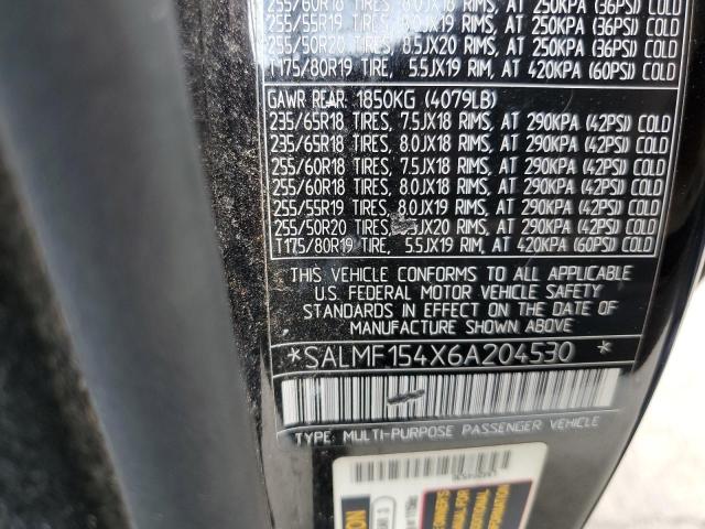 Photo 10 from auction – 2006 LAND ROVER RANGE ROVE with VIN SALMF154X6A204530