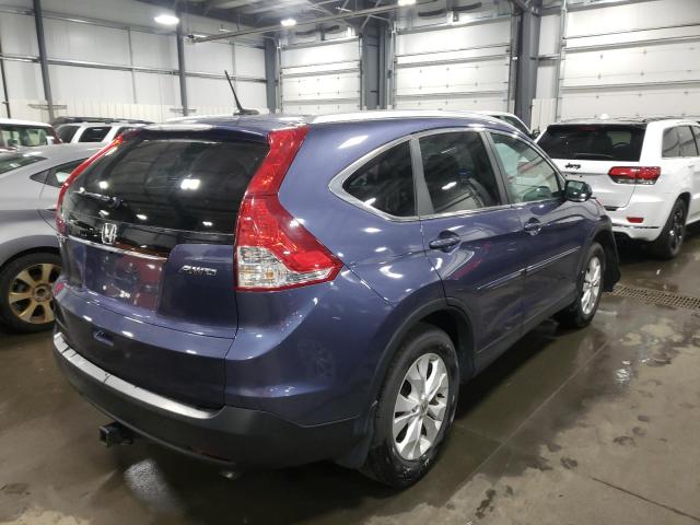 Photo 4 from auction – 2014 HONDA CR-V EXL with VIN 2HKRM4H73EH683911