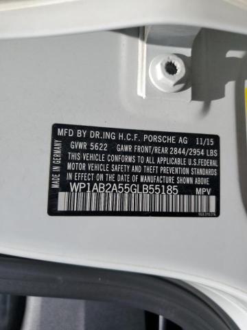 Photo 10 from auction – 2016 PORSCHE MACAN S with VIN WP1AB2A55GLB55185