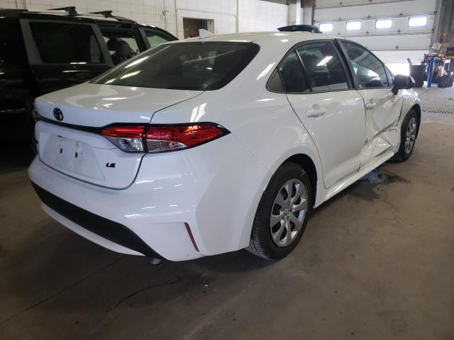 Photo 4 from auction – 2022 TOYOTA COROLLA LE with VIN 5YFEPMAE3NP305170