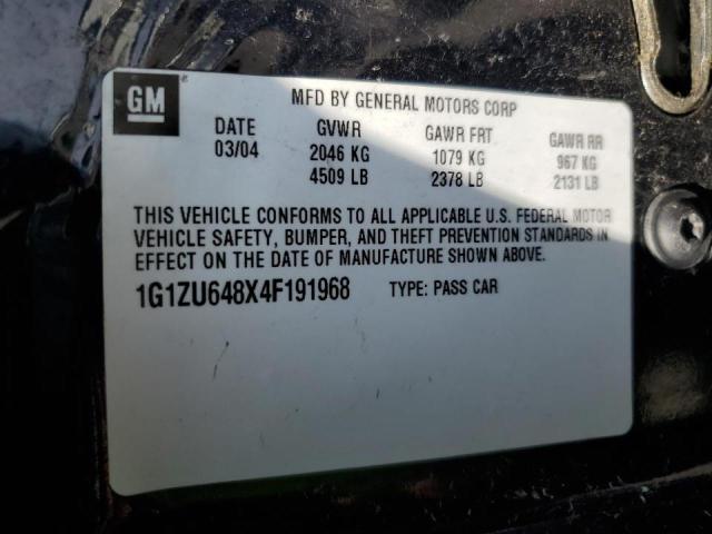 Photo 10 from auction – 2004 CHEVROLET MALIBU MAX with VIN 1G1ZU648X4F191968